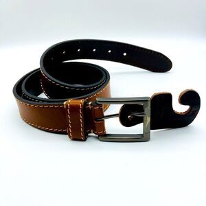 NWT Tommy Bahama Men’s Genuine Italian Leather Belt Size 34 Made in Italy
